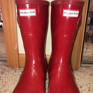 Short glossy Hunter Boots